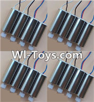 MJX X402 X402H Spare Parts-27 counterclockwise Reversing-rotating Motor with Black and white wire(8pcs) & clockwise Rotating Motor with red and Blue wire(8pcs),MJX X402H X402 RC Quadcopter Drone Spare Parts Replacement Accessories